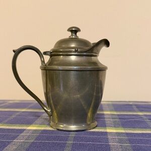 Queen City Silver co 300 pewter  creamer pitcher - vintage